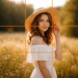 Pravilo trećina – mreža podijeljena na tri dijela po širini i visini